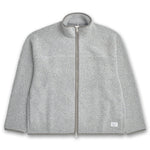 Norse Projects - Bjorn Sherpa Wool Fleece Jacket in Grey Melange - Nigel Clare