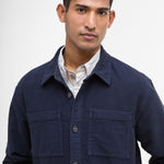 Barbour - Moleskin Overshirt in Navy