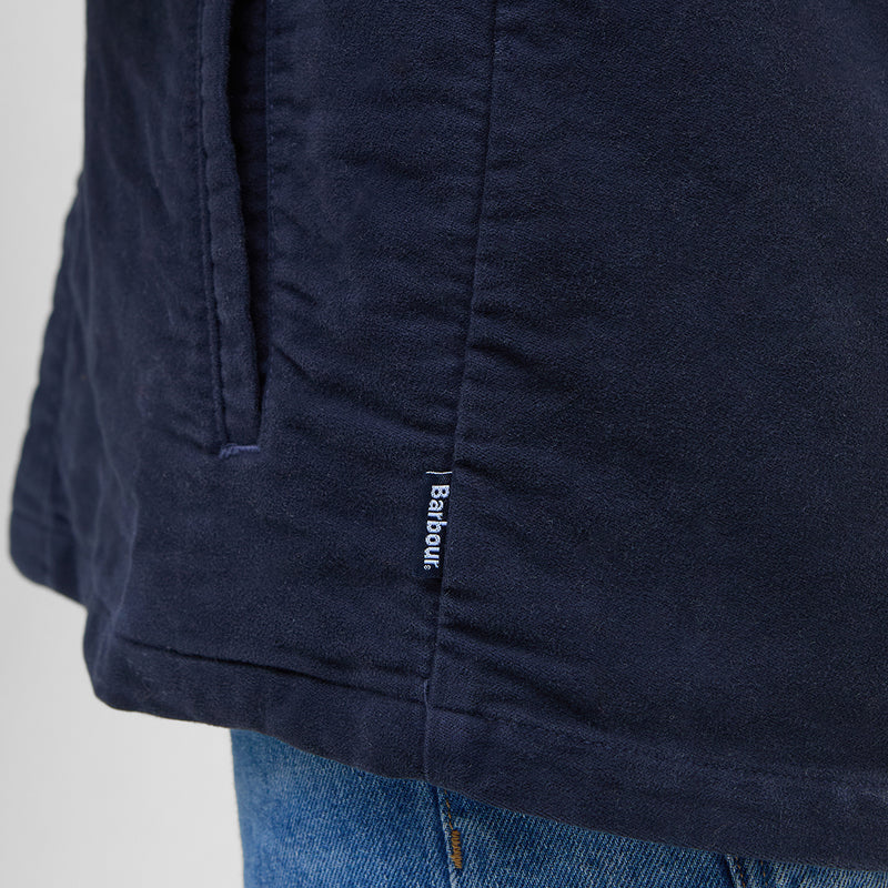 Barbour - Moleskin Overshirt in Navy