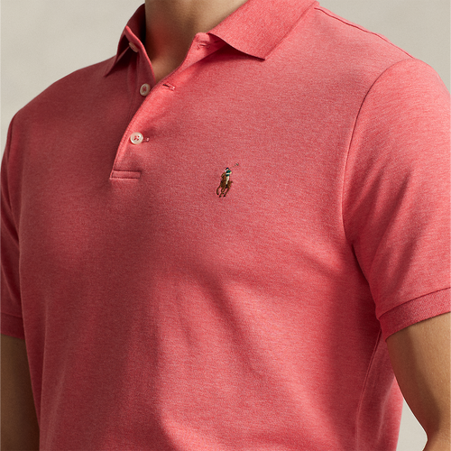 Ralph Lauren - Custom Slim Fit Soft Cotton Polo Shirt in Pink