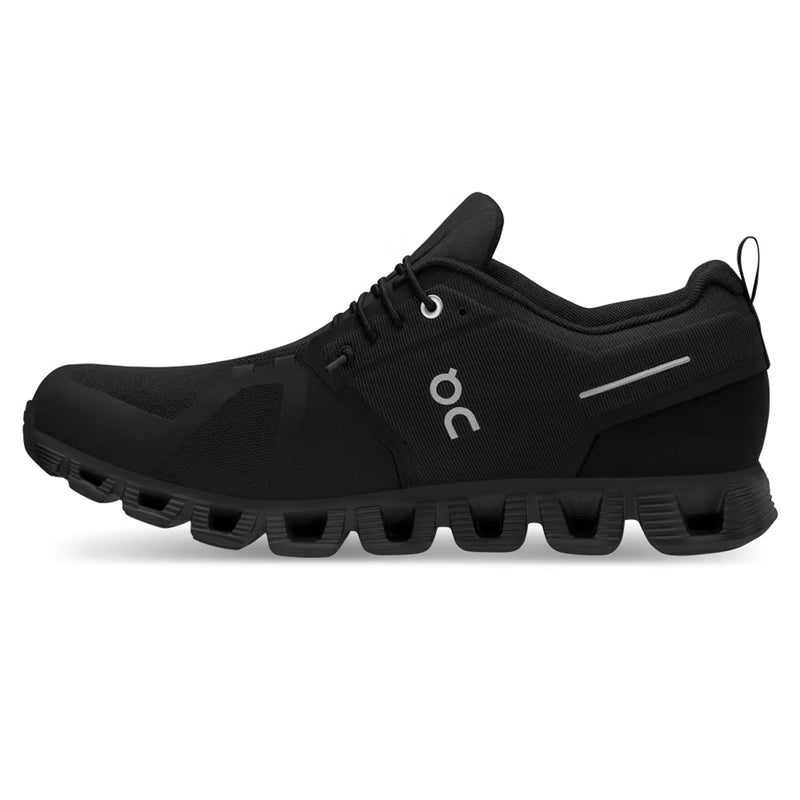 On Running - Cloud 5 Waterproof Trainer in All Black - Nigel Clare