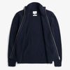 Norse Projects - Hagen Cotton Wool Zip Through in Navy