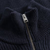 Norse Projects - Hagen Cotton Wool Zip Through in Navy