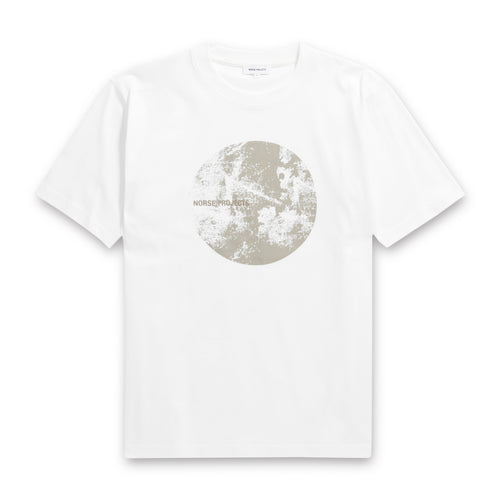 Norse Projects - Johannes Circle Print T-Shirt in White - Nigel Clare