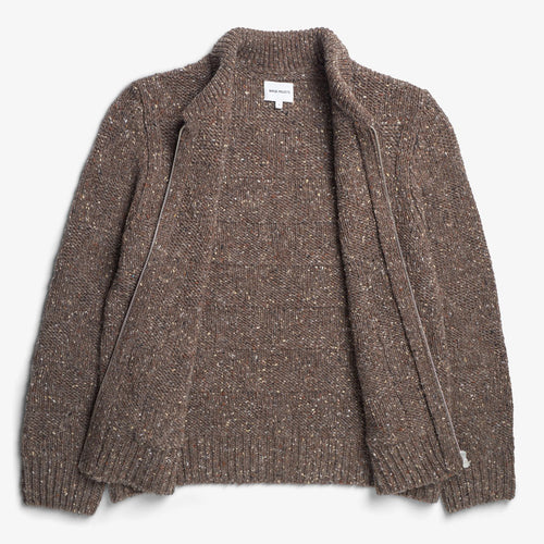Norse Projects - Eric Donegal Diamond Jacket in Seal Brown