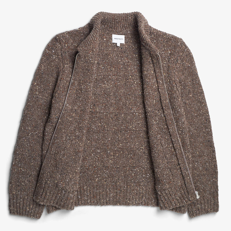 Norse Projects - Eric Donegal Diamond Jacket in Seal Brown