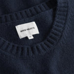 Norse Projects - Sigfred Cashmere Sweater in Dark Navy