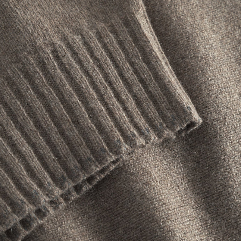 Norse Projects - Sigfred Cashmere Sweater in Taupe