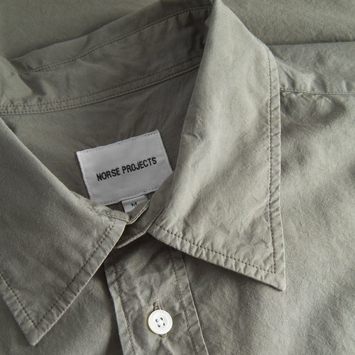 Norse Projects - Mo Cotton Tencel Shirt in Khaki