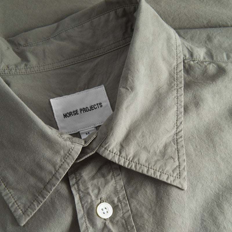 Norse Projects - Mo Cotton Tencel Shirt in Khaki