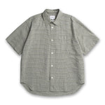 Norse Projects - Mo Oversized Check SS Shirt in Moss Green