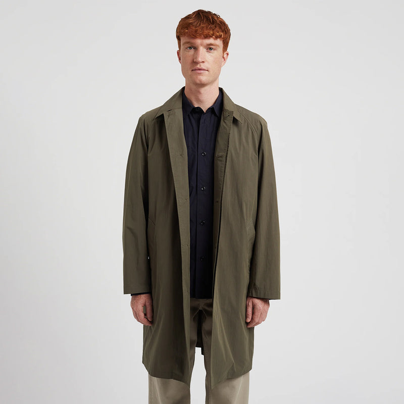 Norse Projects - Vargo Tech Poplin Mac in Ivy Green