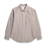 Norse Projects - Algot Poplin Check Shirt in Walnut