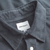 Norse Projects - Algot Relaxed Micro Cord Shirt in Graphite