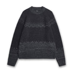 Norse Projects - Ulf Fairisle Sweater in Grey Melange