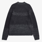 Norse Projects - Ulf Fairisle Sweater in Grey Melange