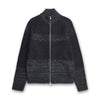 Norse Projects - Ulf Full Zip Fairisle Cardigan in Grey Melange