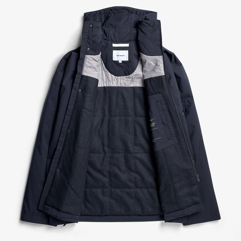 Norse Projects - Herluf Alpinix Smart Merino Jacket in Dark Navy