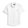 Ralph Lauren - Featherweight Mesh SS Shirt in White - Nigel Clare