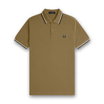 Fred Perry - Twin Tipped Polo in Shaded Stone