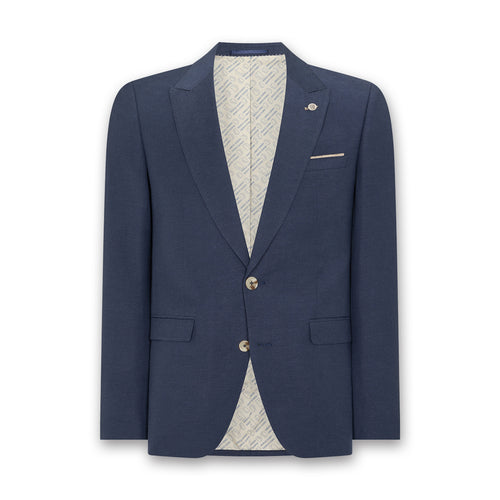 Remus - Massa Mix & Match Linen Blazer in Blue - Nigel Clare