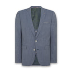 Remus - Mario Slim 3 Piece Suit in Blue - Nigel Clare