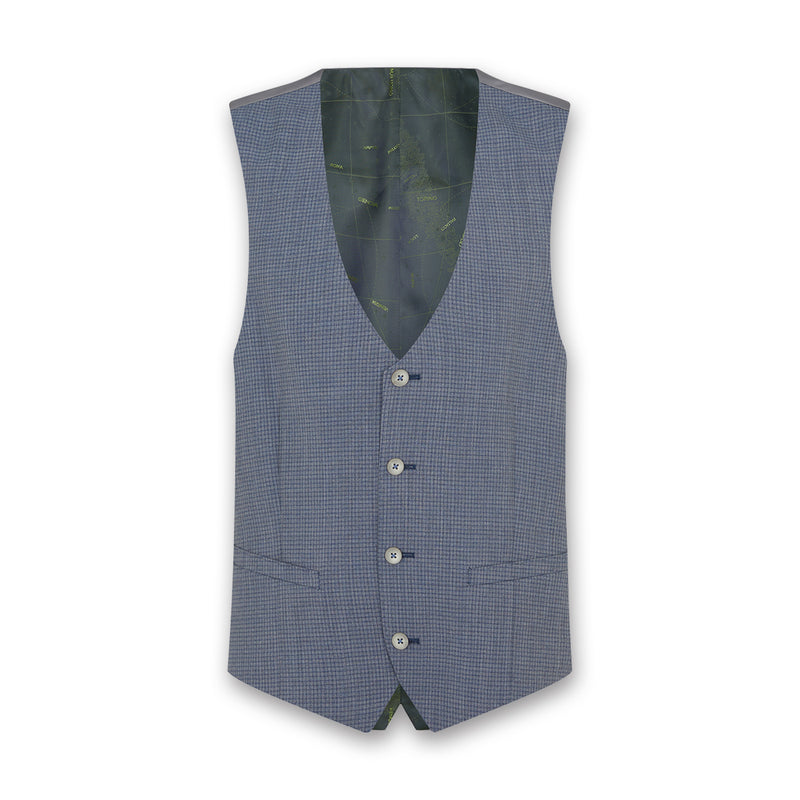 Remus - Mario Slim 3 Piece Suit in Blue - Nigel Clare