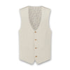 Remus - Massa Mix & Match Linen Waistcoat in Stone - Nigel Clare