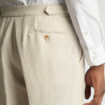 Remus - Massa Mix & Match Linen Trousers in Stone - Nigel Clare