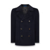 Remus - Oliver Tailored Wool Overcoat in Navy