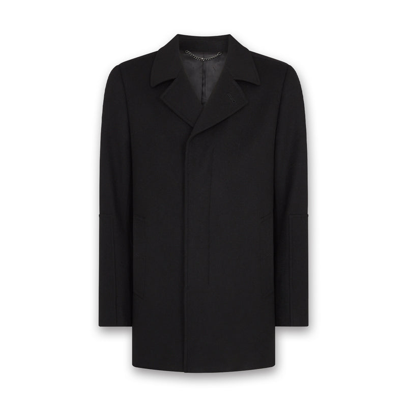 Remus - Lochlan Tailored Overcoat in Black