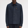 Fred Perry - Brushed Twill Overshirt in Navy