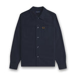 Fred Perry - Brushed Twill Overshirt in Navy