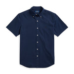 Ralph Lauren - Custom Fit Seersucker SS Shirt in Navy - Nigel Clare