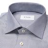 Eton - Contemporary Fit Striped Shirt in White/Navy