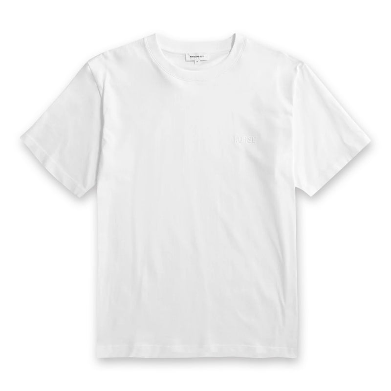 Norse Project - Johannes Logo T-Shirt in White