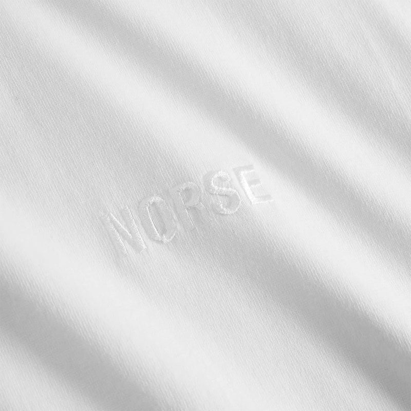 Norse Project - Johannes Logo T-Shirt in White