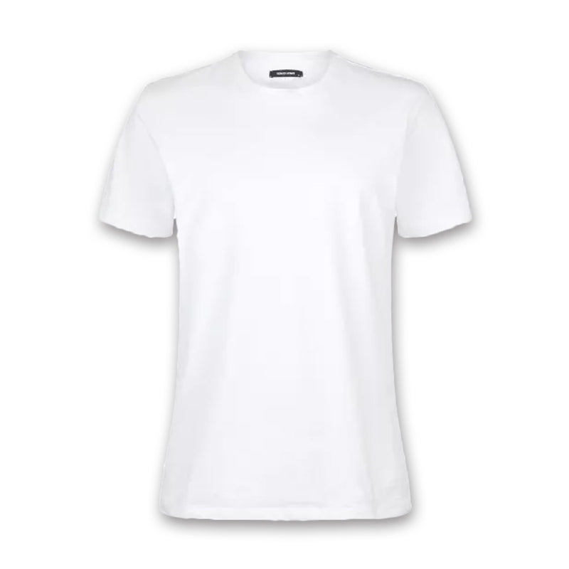Remus - Plain Stretch T-Shirt in White