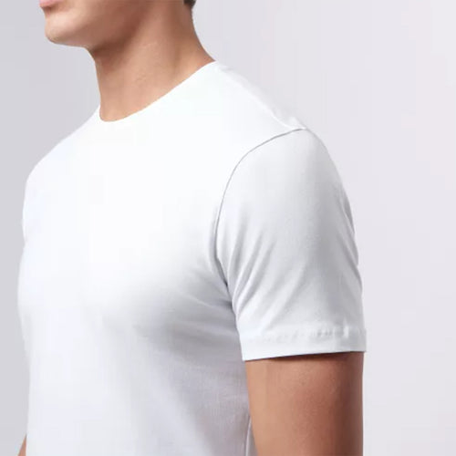 Remus - Plain Stretch T-Shirt in White