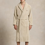 Ralph Lauren - Shawl-Collar Terry Robe in Khaki Stone