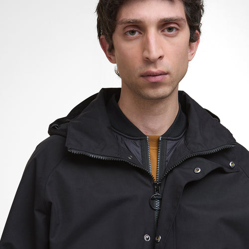 Barbour - Re-Engineered Spey Showerproof Jacket in Black