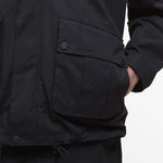 Barbour - Re-Engineered Spey Showerproof Jacket in Black