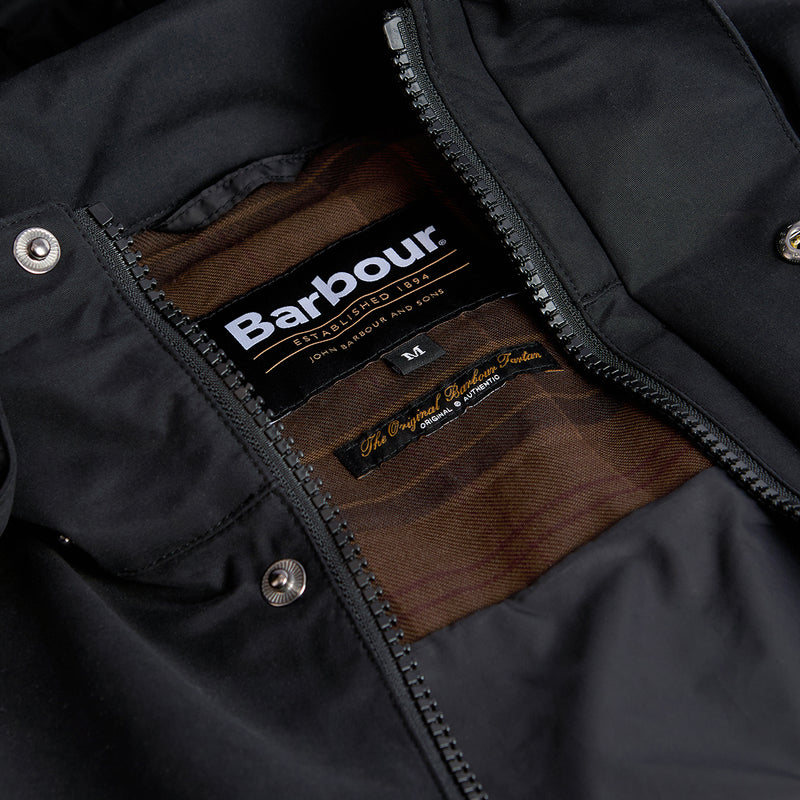 Barbour - Re-Engineered Spey Showerproof Jacket in Black