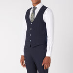 Remus - Luca Slim 3 Piece Suit in Navy - Nigel Clare