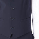 Remus - Luca Slim 3 Piece Suit in Navy - Nigel Clare