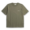 Norse Projects - Organic Norse Logo Print T-Shirt in Olive Night - Nigel Clare