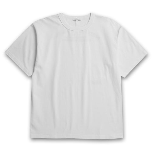 Norse Projects - Organic Arch Print T-Shirt in White - Nigel Clare