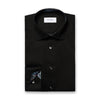 Eton - Slim Fit Floral Effect Shirt in Black