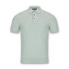 Remus - Slim Fit Micro Braid Polo in Pale Green