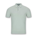 Remus - Slim Fit Micro Braid Polo in Pale Green